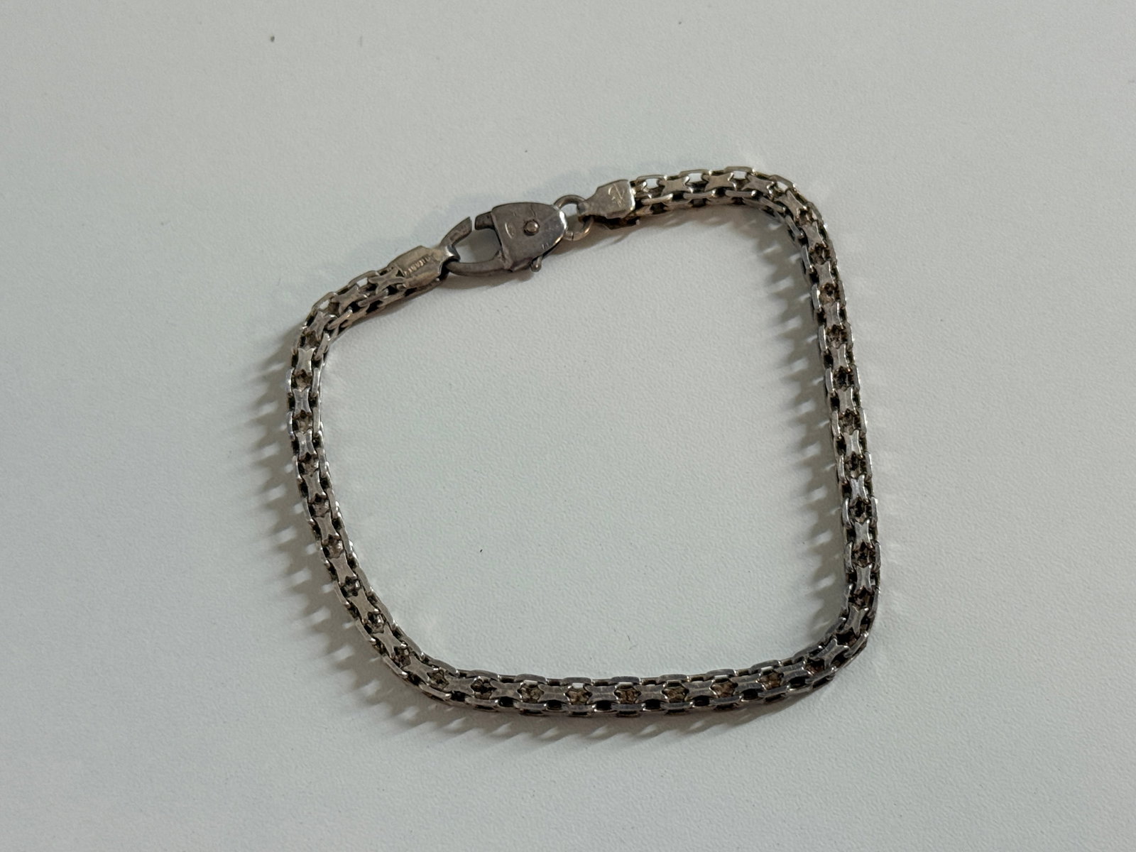 .925 Sterling Silver Bracelet 9.09g (1 of 3)