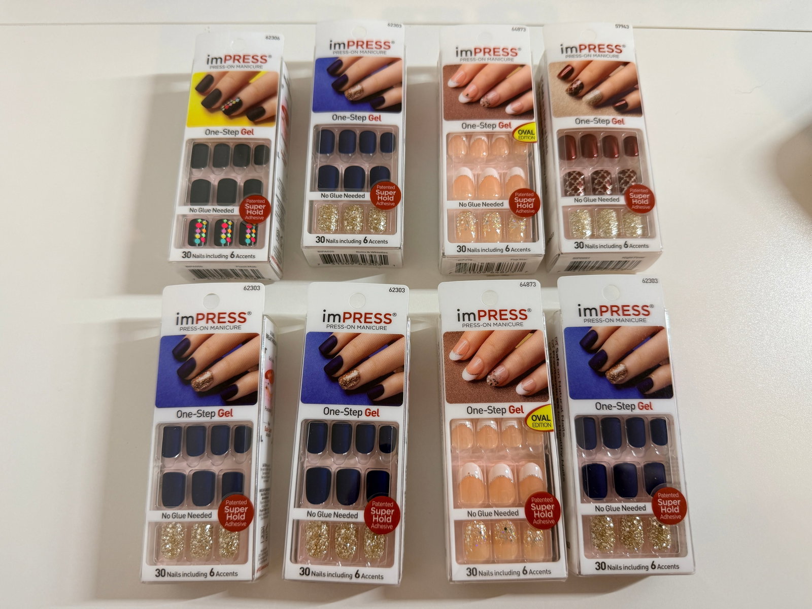 Lot of 8 imPRESS Manicure NIB Nail Sets (1 of 1)