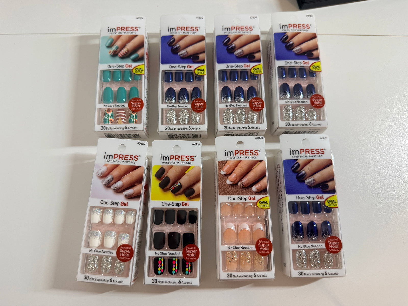 Lot of 8 imPRESS Manicure NIB Nail Sets (1 of 1)