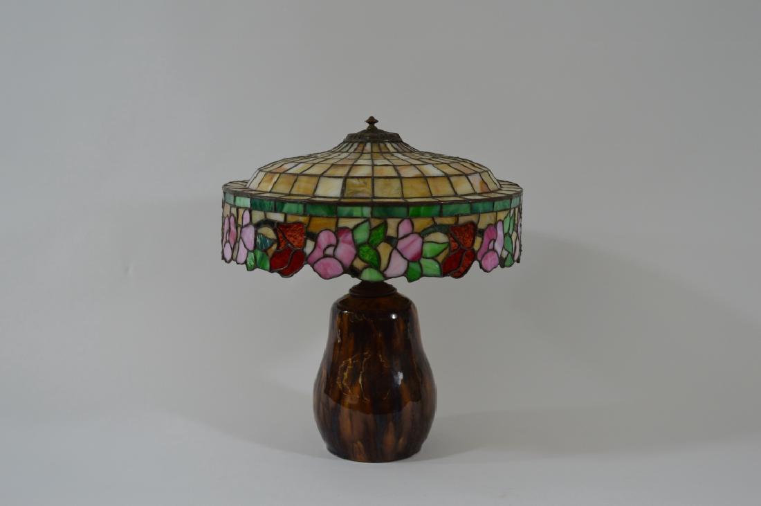 Mosaic Leaded Glass Table Lamp (1 of 2)