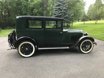 1927 Essex Car Two Door Hardtop Coach: From Dr. Randi's Estate in Northern New York. Car was purchased in the 1970's from the original owner who lived in Canton, NY. The car is 90% restored and 95% complete. There has been a frame off rest