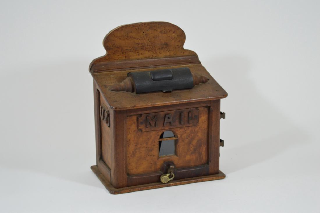 Unique Birdseye Maple Mail Box (1 of 3)