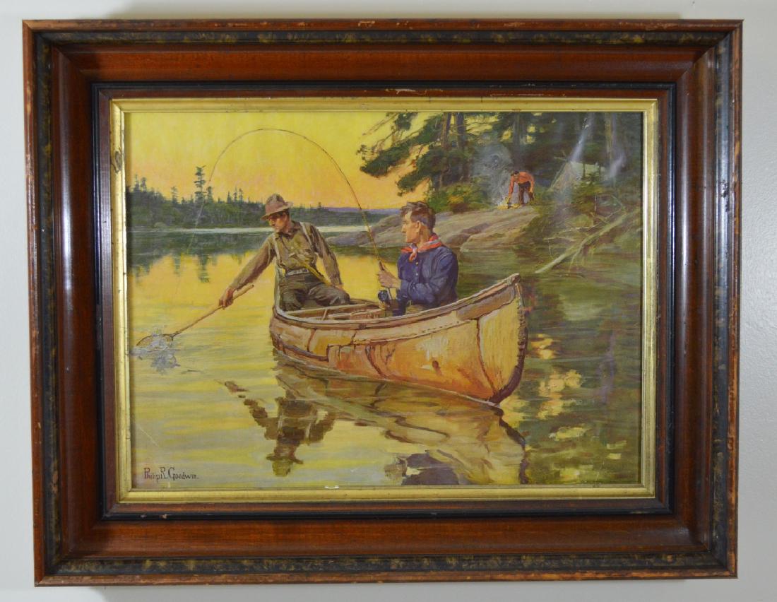 Philip Goodwin 1930's Framed Lithograph (1 of 2)