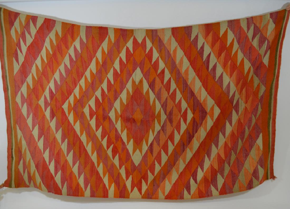 Navajo Rug with Triangular Geometric Shapes (1 of 5)