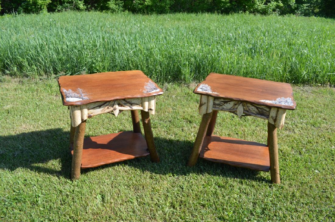 Unique Woodworks Adirondack End Stands (1 of 4)