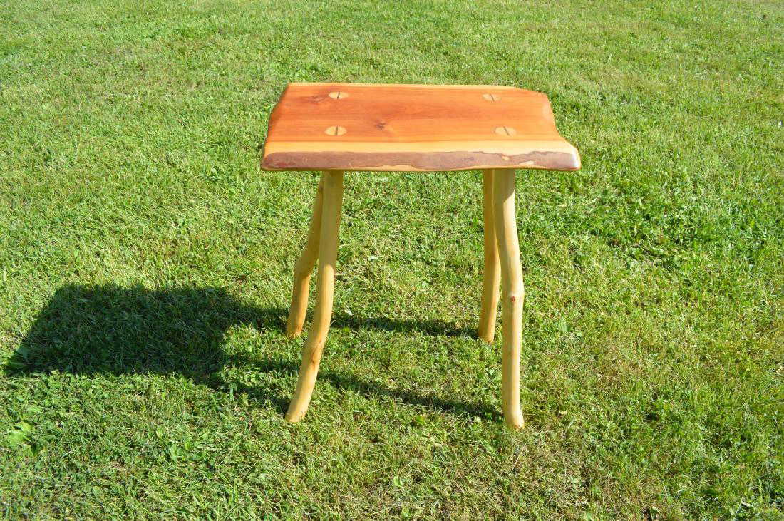 Unique woodworks rustic plant stand