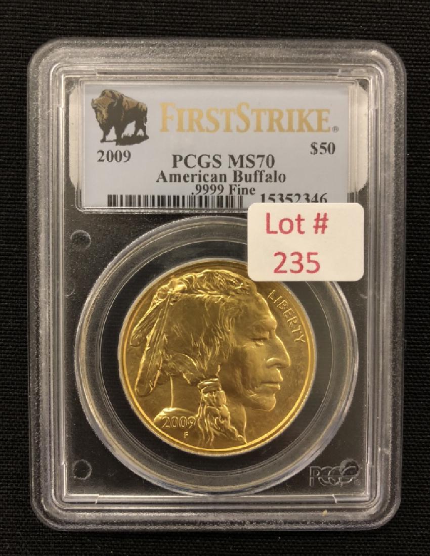 2009 MS 70 American Buffalo  First Strike  $50 (1 of 2)