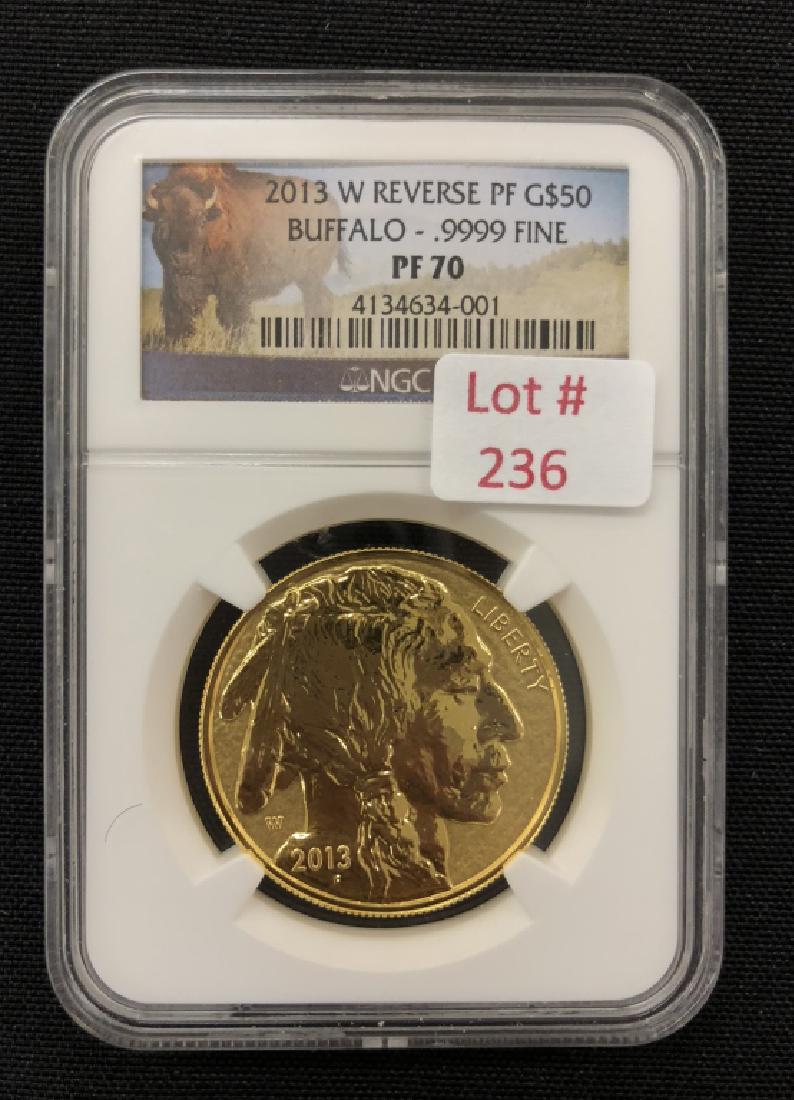 2013 W PF 70 American Buffalo Reverse Proof  $50 (1 of 2)