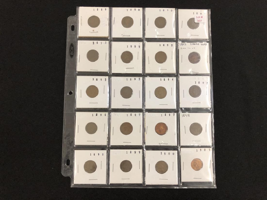 Indian Head Cent  1 sheet of 20 ea (1 of 2)