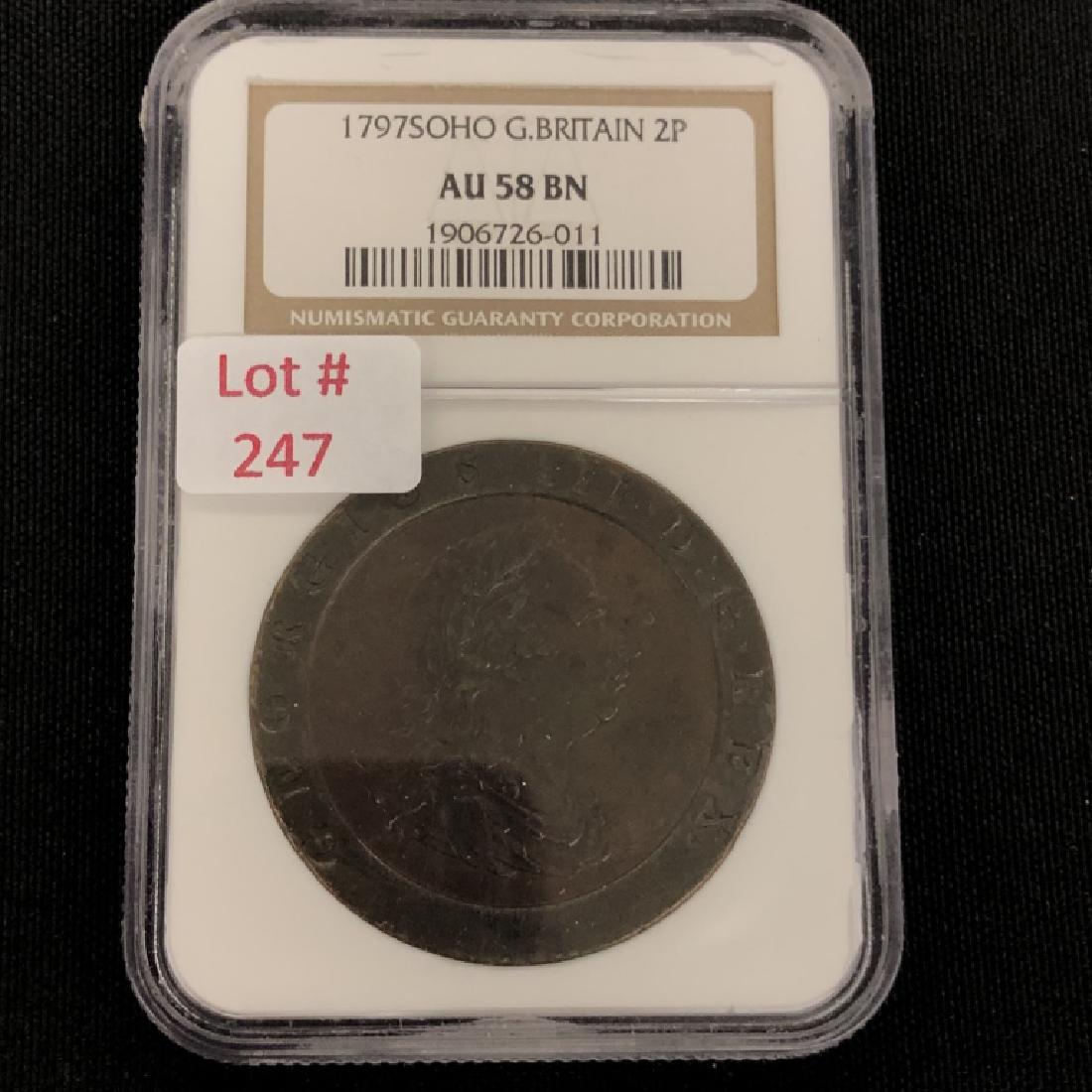 1797 Great Britian Two Pence (1 of 2)