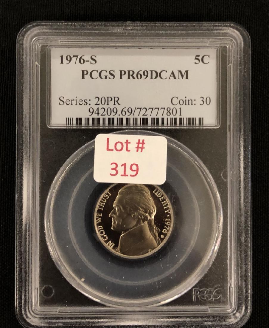 1976 S Jefferson Nickel: PF 69 DAM 94209.69/72777801 PCGS