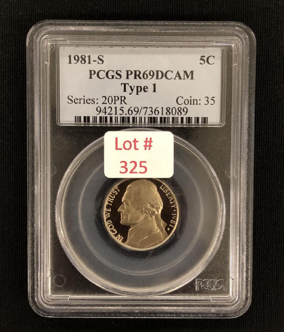 1981 S Jefferson Nickel: PF 69 DAM 94215.69/73618089 PCGS