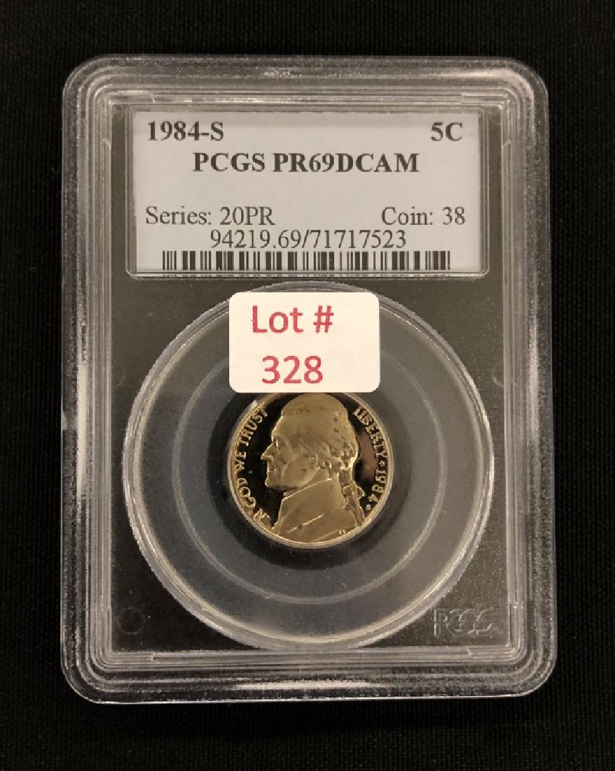 1984 S Jefferson Nickel: PF 69 DAM 94219.69/71717523 PCGS
