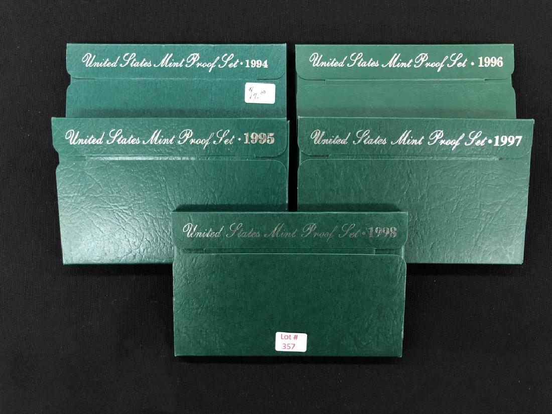 1994, 1995, 1996, 1997, 1998 U.S.Proof Sets (1 of 1)