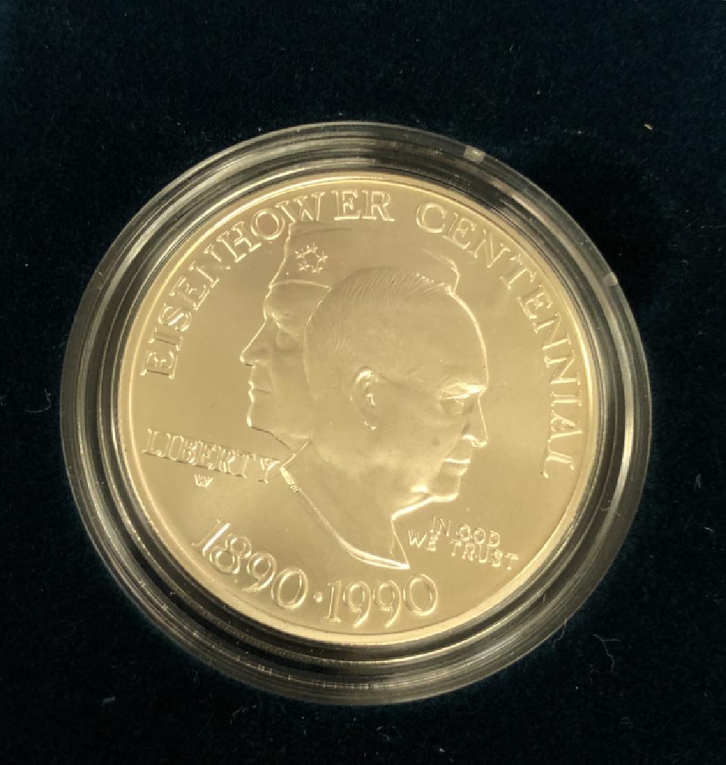 1990 U.S. Eisenhower Silver Dollar (1 of 2)