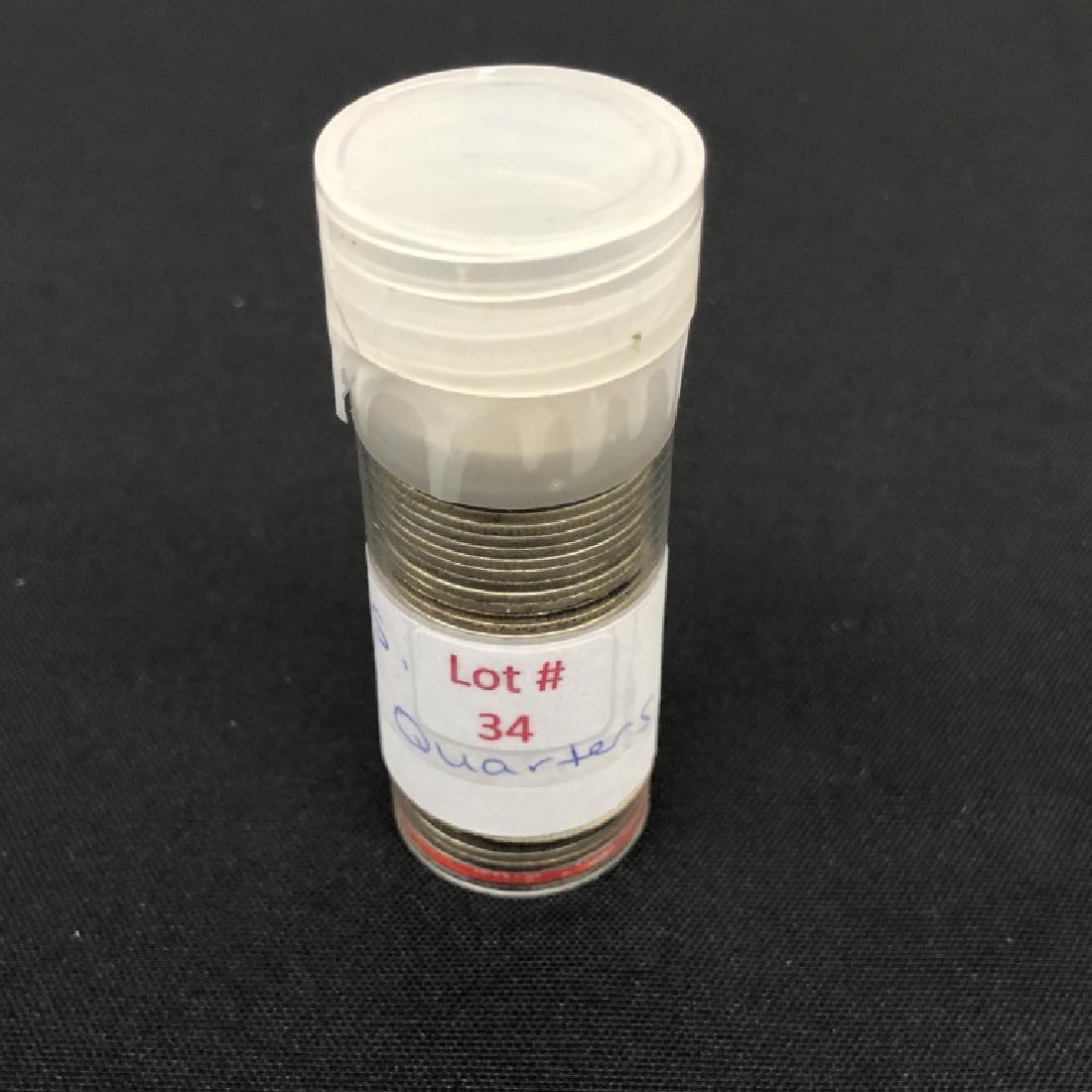 40 Assorted U.S. Silver Quarters (1 of 1)