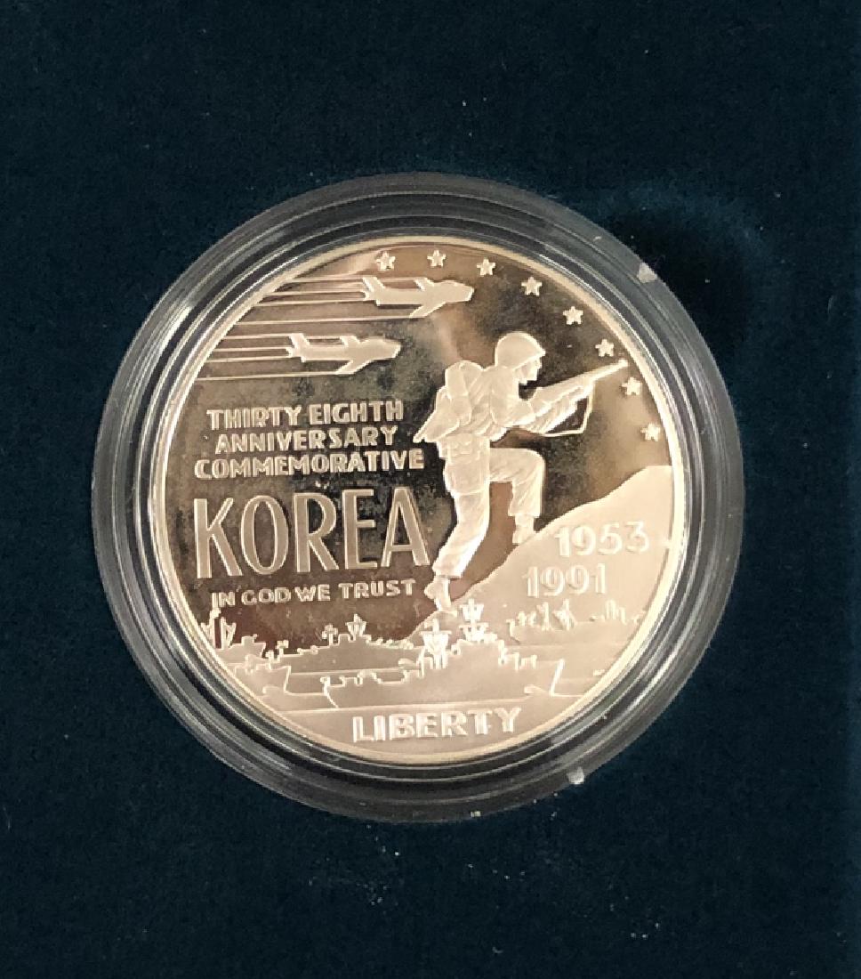 1991 Korean War Commemorative Proof Silver Dollar (1 of 2)