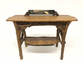 Barney Bellinger Adirondack Flaming Birch Table