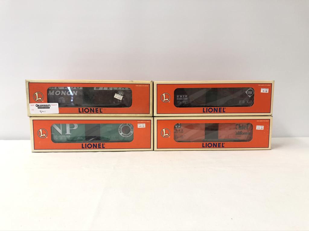 4 Lionel Trains -19289, 19284, 19282, 19283 (1 of 2)