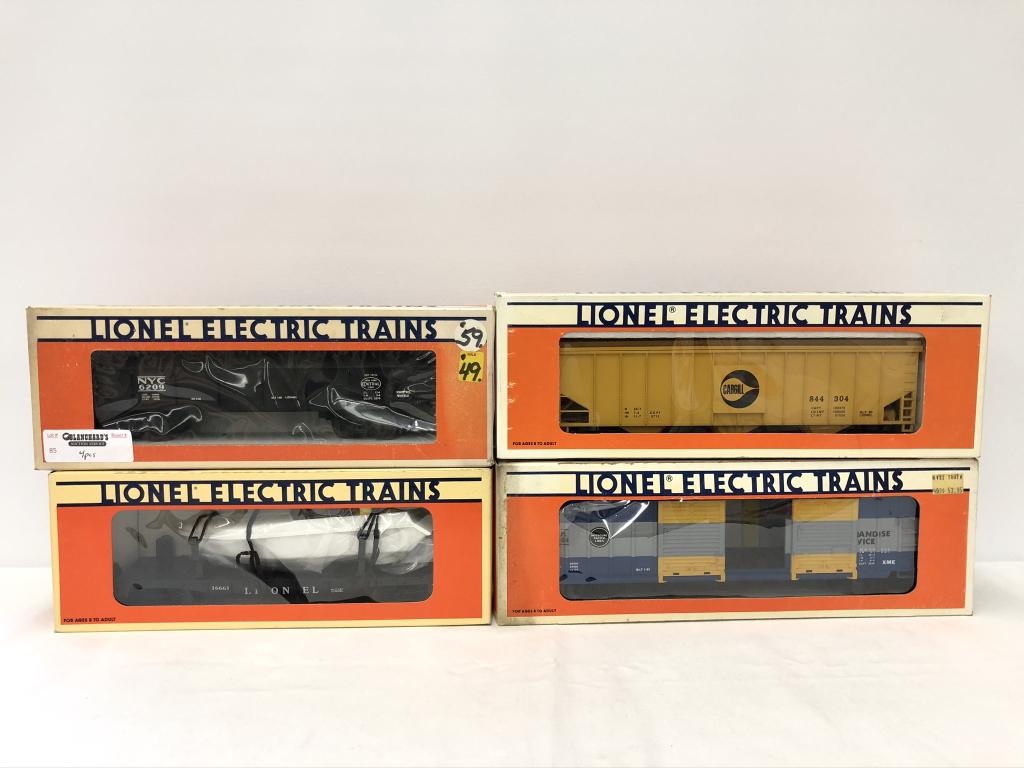 4 Lionel Trains - 6209, 16661, 17204, 17123 (1 of 2)
