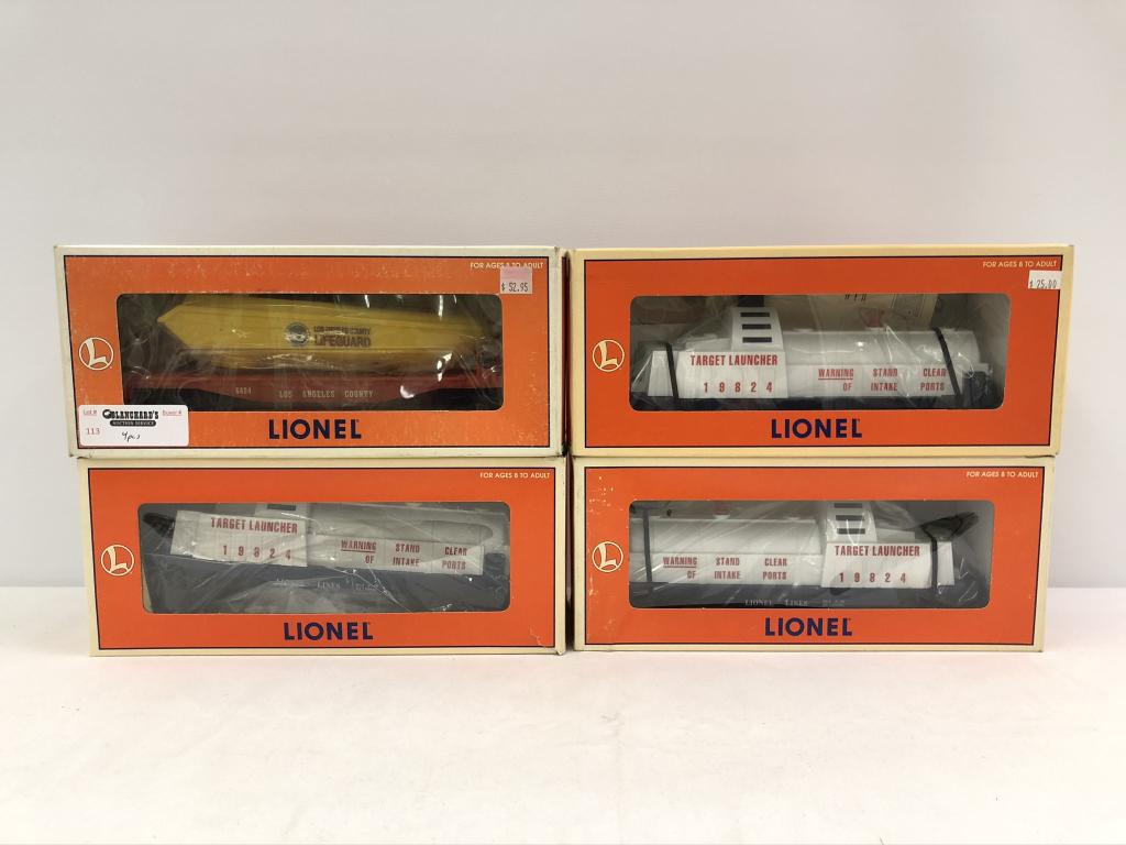 4 Lionel Trains  - 16970, 19824, 19824, 19824 (1 of 2)