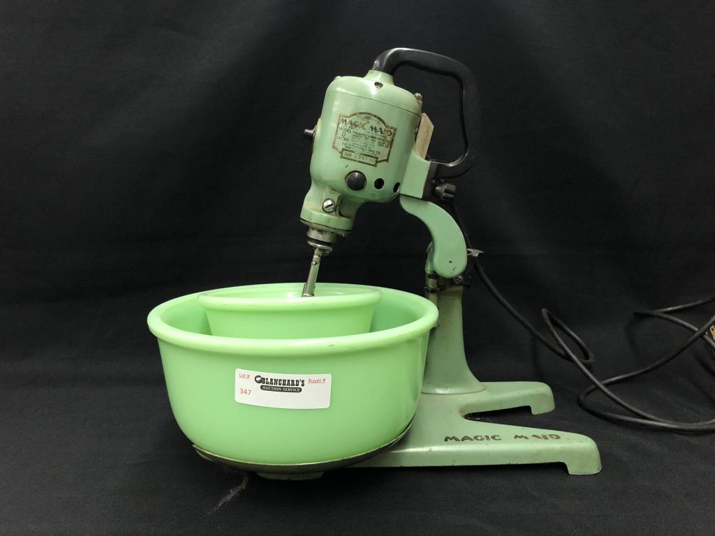 Rare Jadeite "Magic Maid" Model D 1930's Mixer (1 of 2)