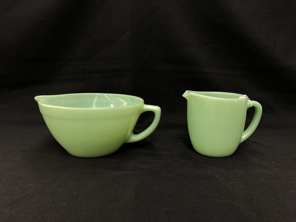 Two Pieces of Jadeite Fire King (1 of 1)