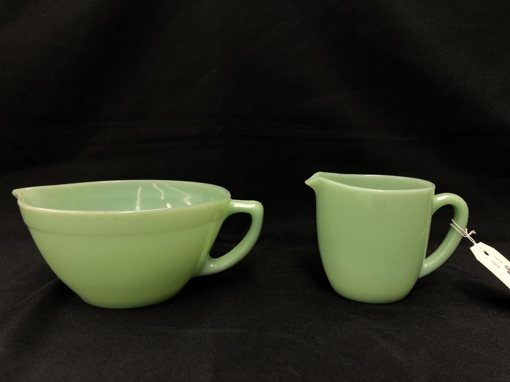 Two Pieces of Jadeite Fire King (1 of 1)