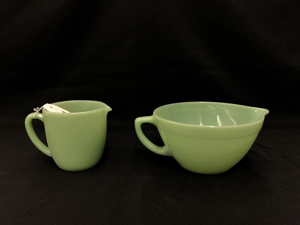 Two Pieces of Jadeite Fire King (1 of 1)
