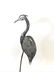 Wooden Carved and Painted Blue Heron - 2