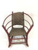 Old Hickory Painted Rocker & Rustic Coat Tree - 3