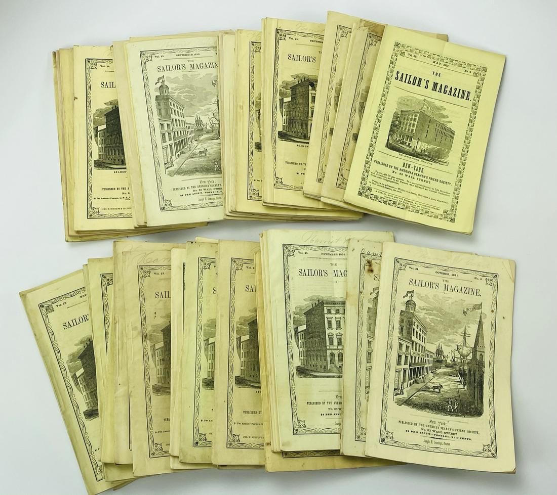 The Sailors Magazine: 1850's (52 Issues): The Sailors Magazine: 1850's (52 Issues)