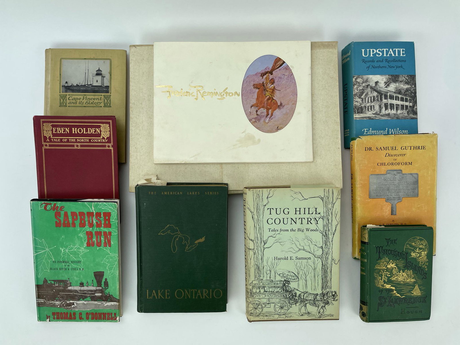 St. Lawrence River, Jefferson Cty & North Country: 10 Books. Includes: Cape Vincent History, Lake Ontario, Thousand Islands, Tug Hill, Black River, Frederic Remington.