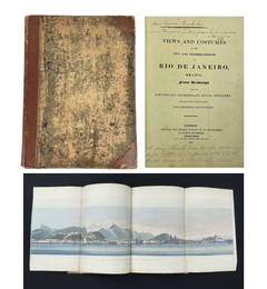 CHAMBERLAIN&#8217;S 1822 VIEWS OF RIO/SLAVERY.