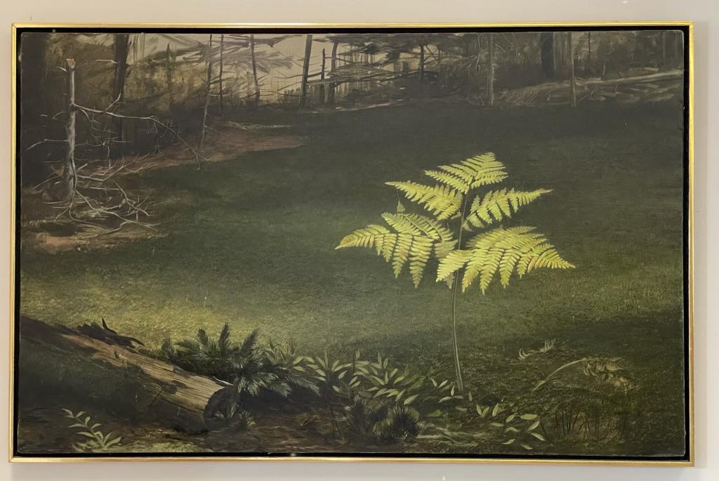 Albert Sandecki Oil on Canvas Painting "The Fern" (1 of 4)