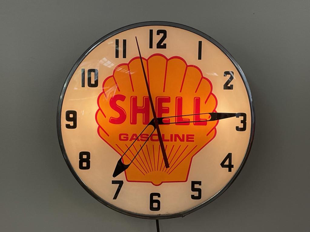 Shell Gasoline Advertising Clock (1 of 4)