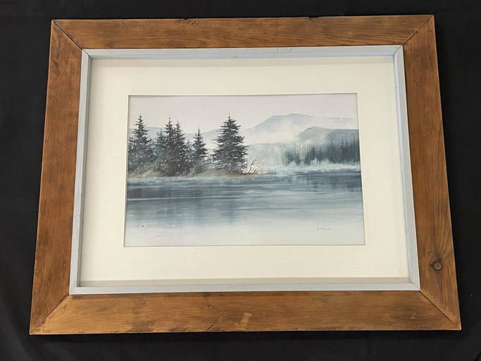 Robert Plumb (1933 1985) Original Watercolor