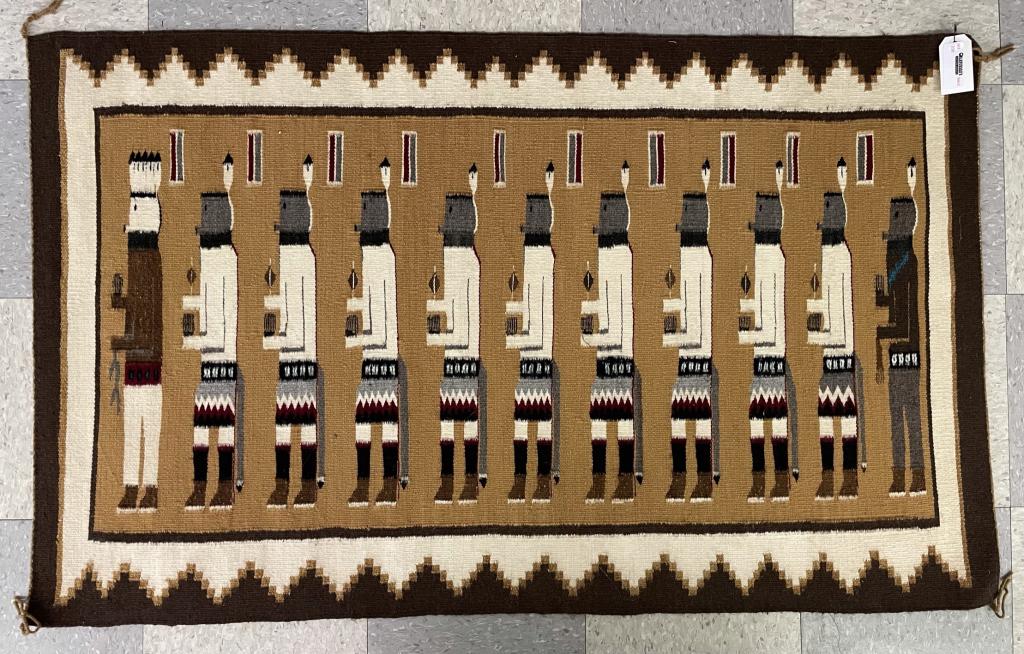 Yei Rug  with 11 Figures (1 of 3)