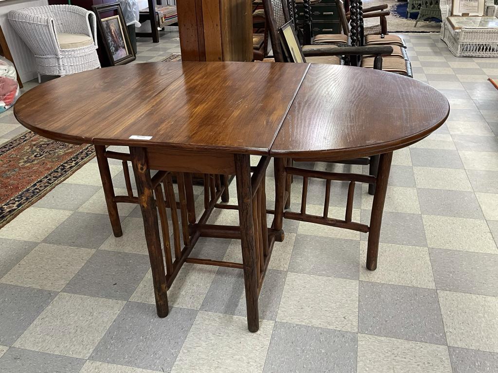 Old Hickory Oval Gate Leg Dining Room Table (1 of 6)