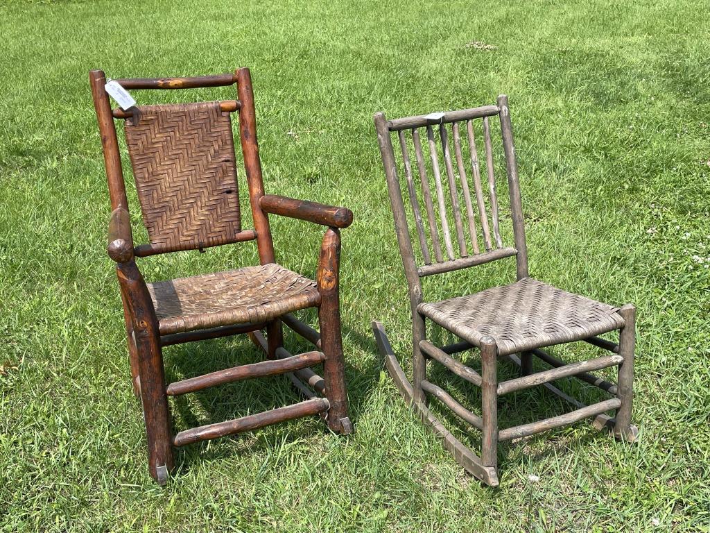 Two Old Hickory Rocking Chairs (1 of 4)