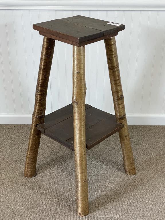 Adirondack Tiered Plant Stand w/ Yellow Birch Legs (1 of 3)