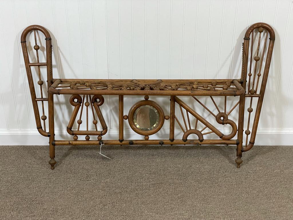 Stick and Ball Hat Rack w/ Mirror and Shelf (1 of 3)