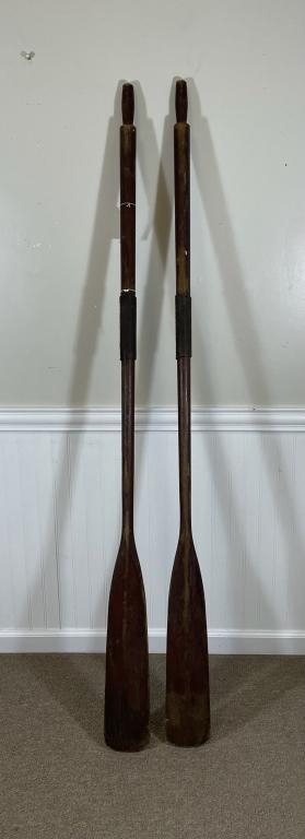 Pair of Antique Boat Oars (1 of 3)