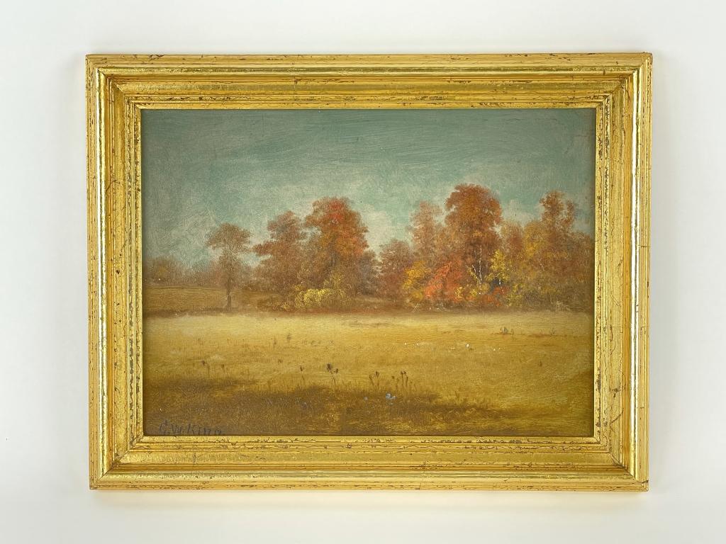 George W. King Autumn Landscape Oil on Board (1 of 3)