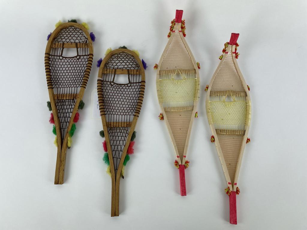 2 Pair of Miniature Native American Snowshoes (1 of 3)