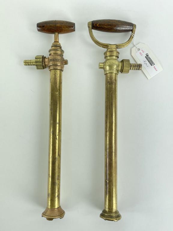 2 Early Brass Boat Water Pumps (1 of 2)