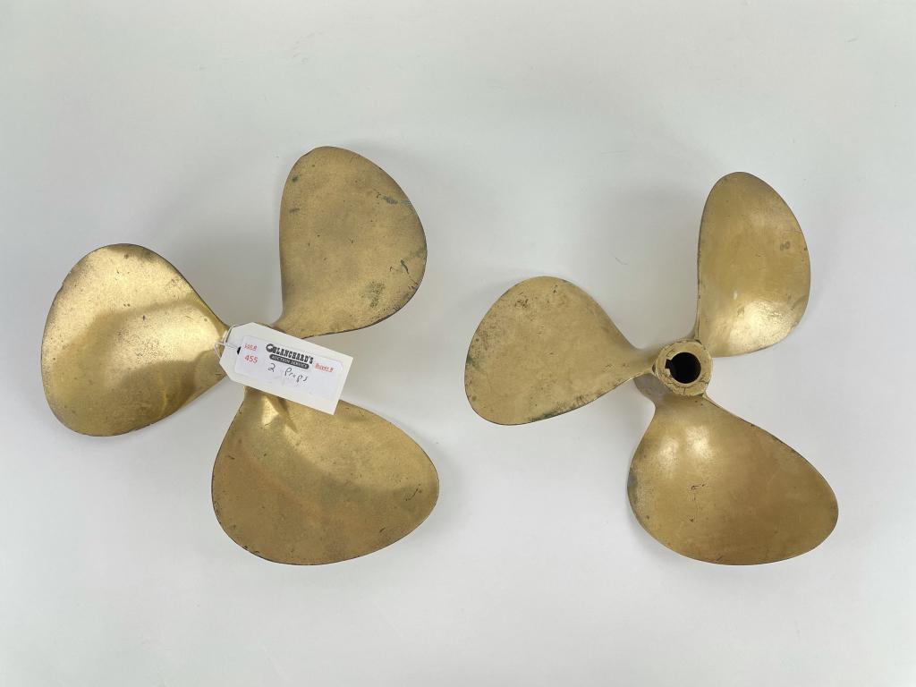 2 Brass Boat Props (1 of 3)