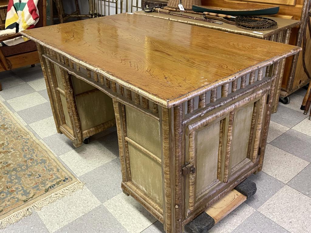 Adirondack Double Pedestal Desk (1 of 4)