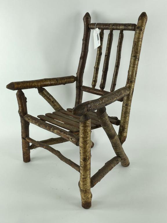 Adirondack Yellow Birch Child's Arm Chair (1 of 3)