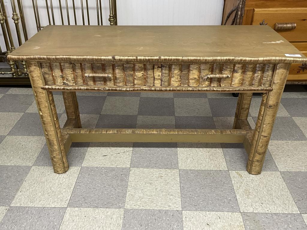 Rustic 2 Drawer Sofa Table (1 of 4)